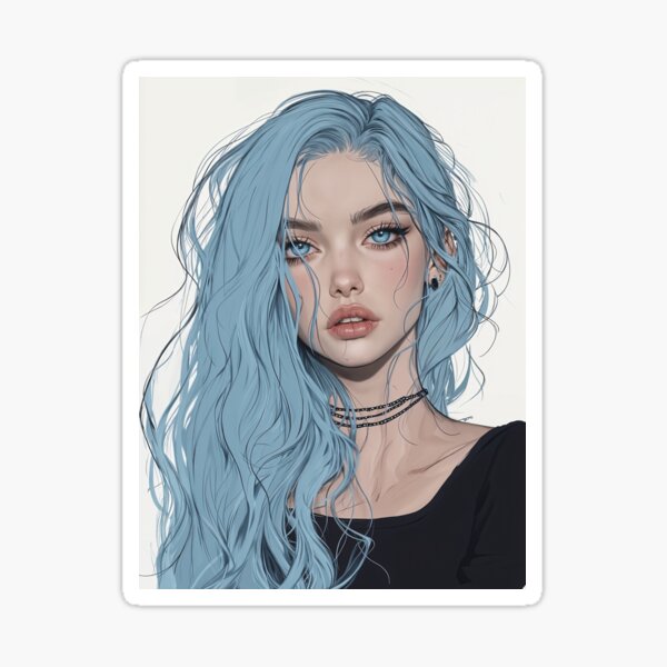 Item preview, The Enigmatic Blue designed and sold by oanaunciuleanu.