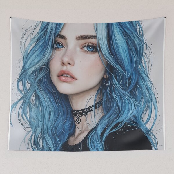 Item preview, The Enigmatic Blue designed and sold by oanaunciuleanu.