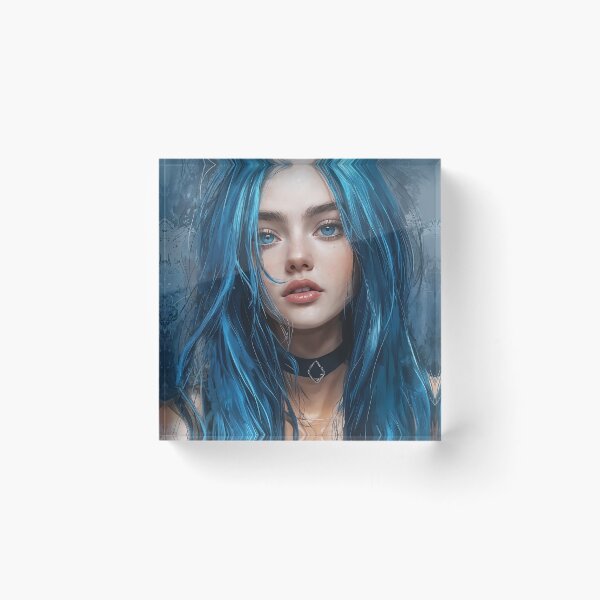 Item preview, The Enigmatic Blue designed and sold by oanaunciuleanu.