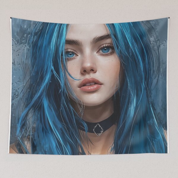Item preview, The Enigmatic Blue designed and sold by oanaunciuleanu.