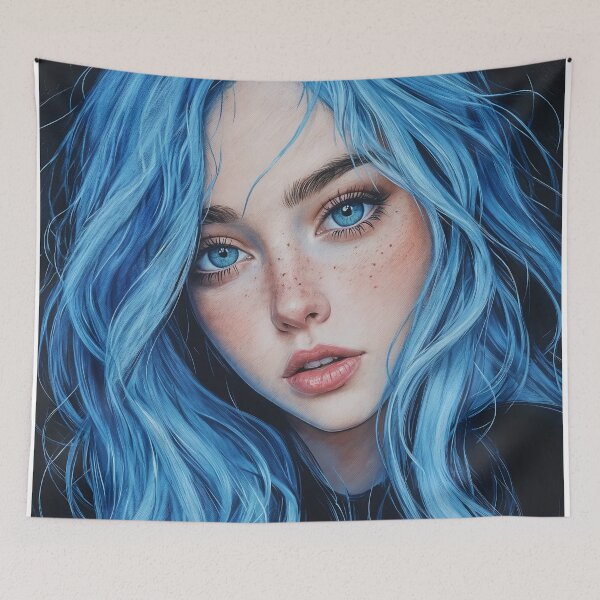 Item preview, The Enigmatic Blue designed and sold by oanaunciuleanu.