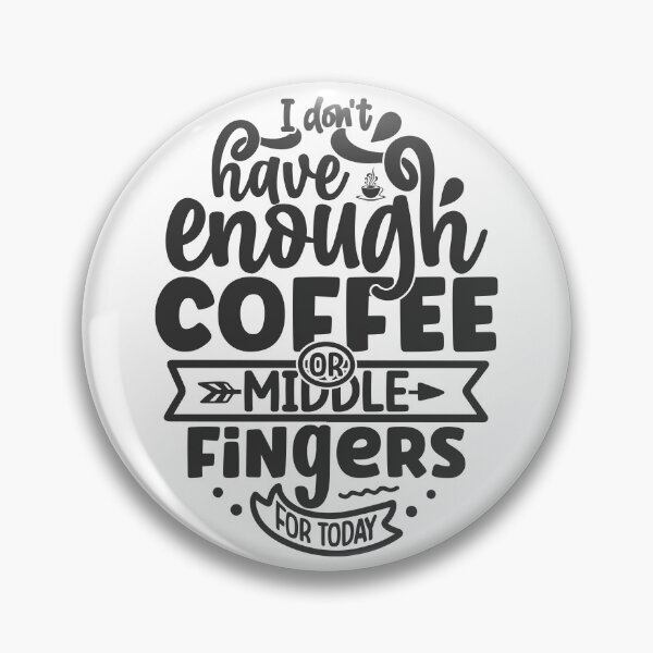 Artikelvorschau, ICH HABE NICHT GENUG KAFFEE ODER MITTELFINGER FÜR DIE ARBEIT, SARKASTISCHES MITARBEITERGESCHENK entworfen und verkauft von PRINYOS.