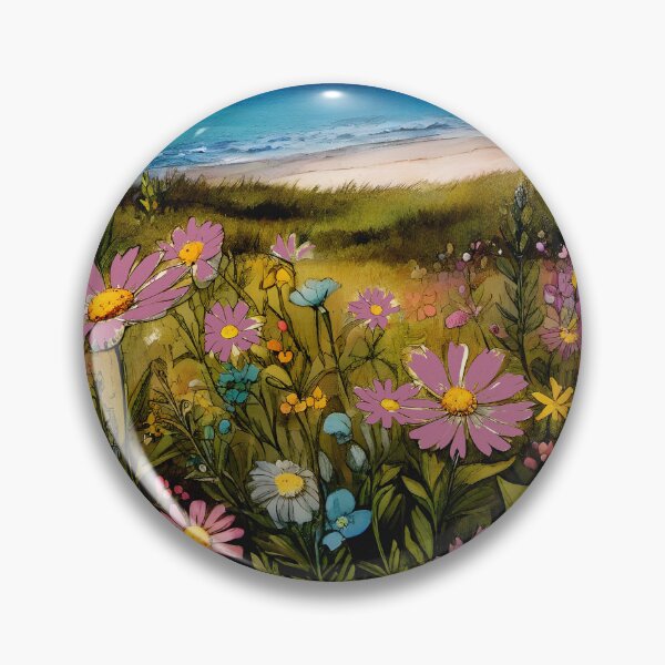 Item preview, Boho Wildflowers Cottagecore Countryside Coastal Wildflowers 4 of 4 designed and sold by Beachy.