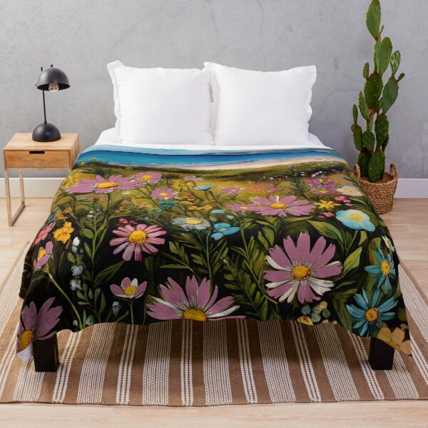 Item preview, Boho Wildflowers Cottagecore Countryside Coastal Wildflowers 4 of 4 designed and sold by Beachy.