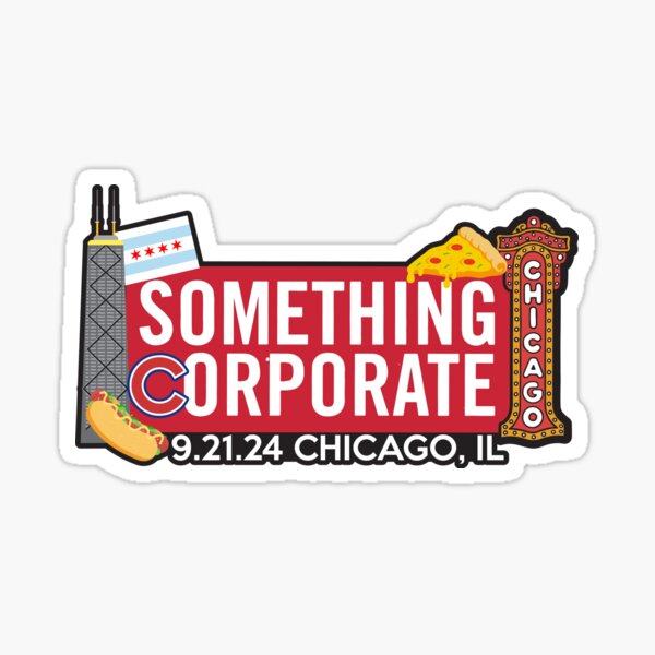 Item preview, Something Corporate - Chicago 9/21/24 designed and sold by AM Inspired.