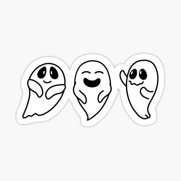 Item preview, Three cute ghost designed and sold by Asiyat.