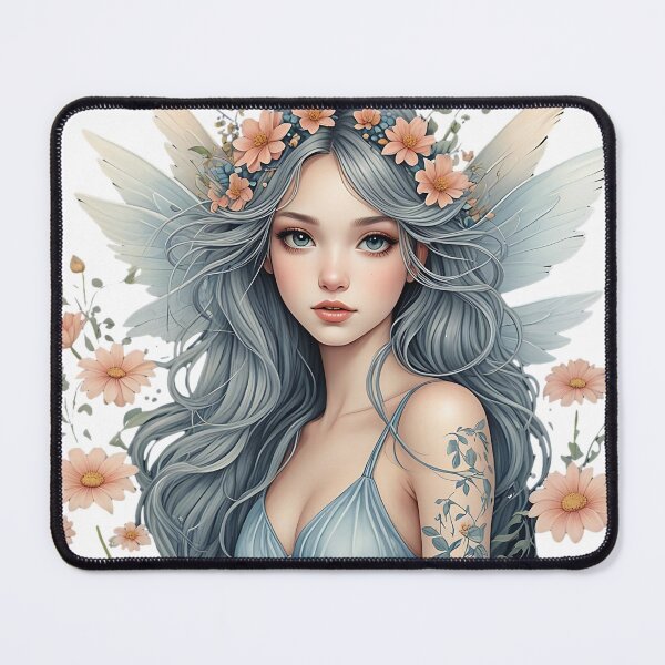 Item preview, angel floral designed and sold by ZhanaChicBrandy.