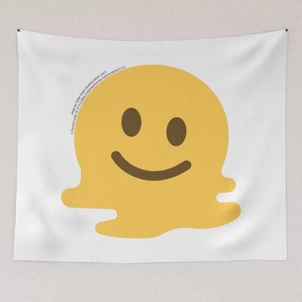 Item preview, Melting Face Emoji designed and sold by VeryRandomShop.