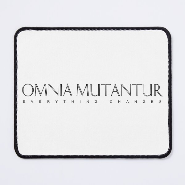 Item preview, Latin Inspirational Quote: Omnia Mutantur (Everything Changes) designed and sold by Elvin Dantes.