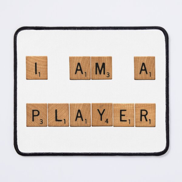 Item preview, Scrabble I AM A PLAYER designed and sold by BassHeadMomma.
