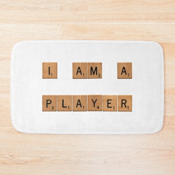 Item preview, Scrabble I AM A PLAYER designed and sold by BassHeadMomma.