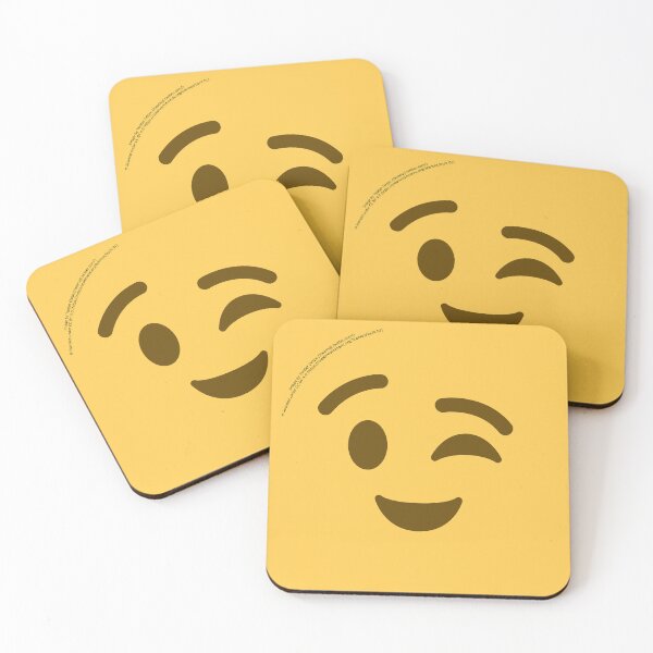Item preview, Winking Face Emoji designed and sold by VeryRandomShop.