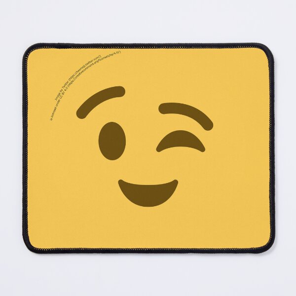 Item preview, Winking Face Emoji designed and sold by VeryRandomShop.