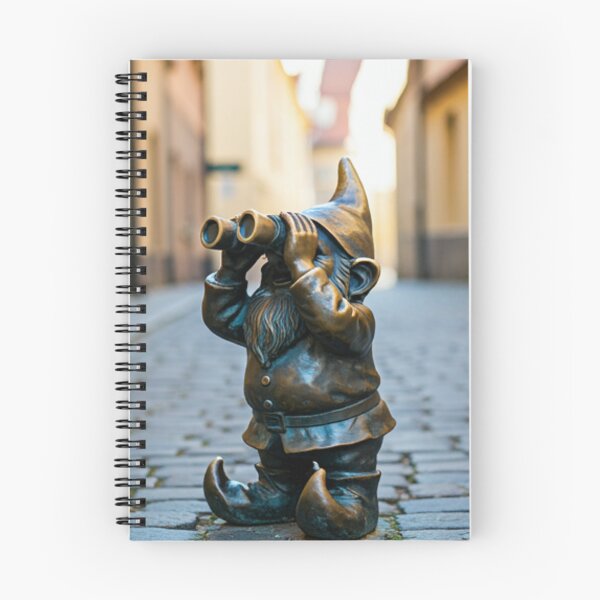 Item preview, Thinking of Wroclaw - Gnome With Binoculars designed and sold by Purrfecta.