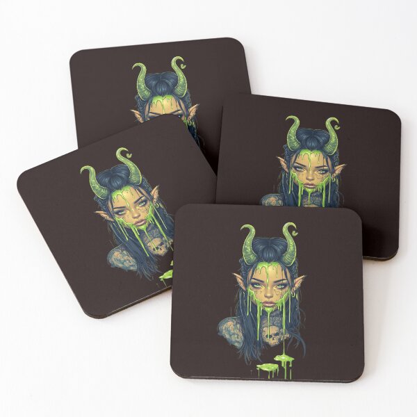 Item preview, Demon Slime Girl designed and sold by CursedbyLilith.
