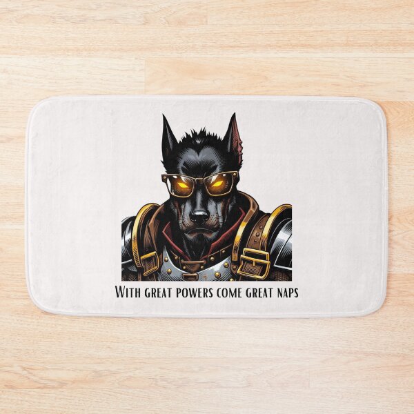 Item preview, Dog strong in battle weak in la ducha designed and sold by chessnegocios.