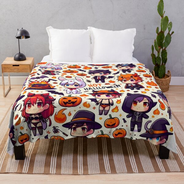Item preview, Kawaii Halloween chibi pattern 30.0 designed and sold by StickyGuys.