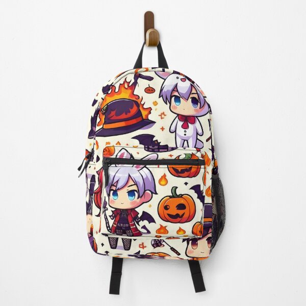 Item preview, Kawaii Halloween chibi pattern 30.0 designed and sold by StickyGuys.
