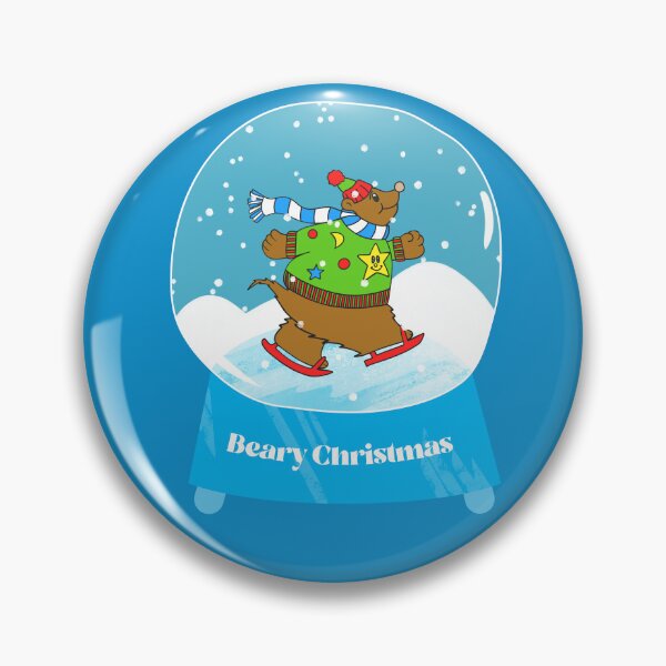 Item preview, Christmas Bear Snowglobe  designed and sold by Sartoris Art.