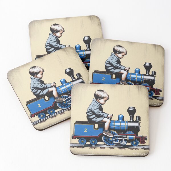 Item preview, Boy on a blue train - Spray Paint Grafitti Banky Style designed and sold by FunnehGacha.