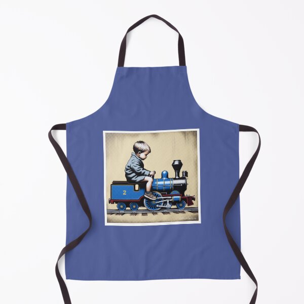 Item preview, Boy on a blue train - Spray Paint Grafitti Banky Style designed and sold by FunnehGacha.