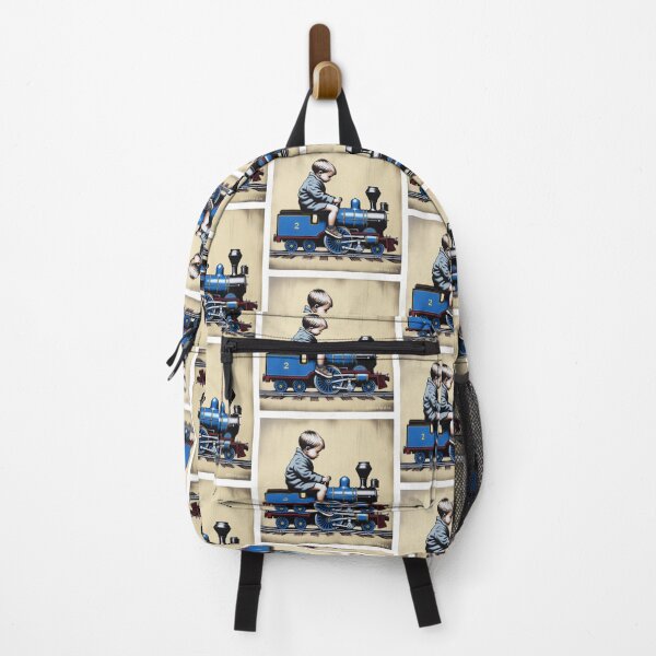 Item preview, Boy on a blue train - Spray Paint Grafitti Banky Style designed and sold by FunnehGacha.
