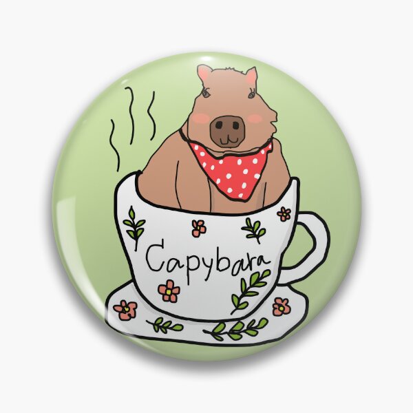 Item preview, Capybara coffee cup designed and sold by Kaewtaming.