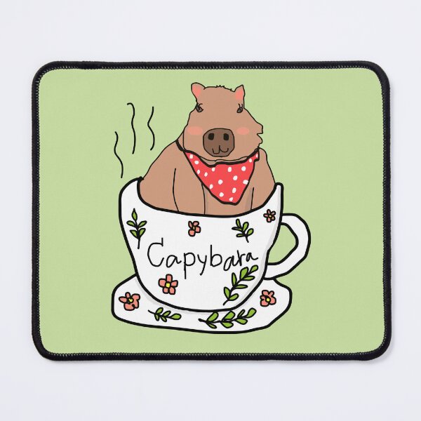 Item preview, Capybara coffee cup designed and sold by Kaewtaming.