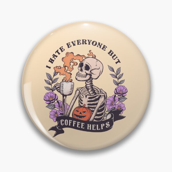 Item preview, Skeleton Coffee Lover  designed and sold by Miniouka.
