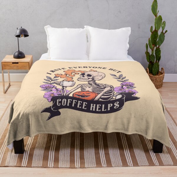 Item preview, Skeleton Coffee Lover  designed and sold by Miniouka.
