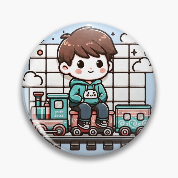 Item preview, Cute Boy on a train designed and sold by FunnehGacha.
