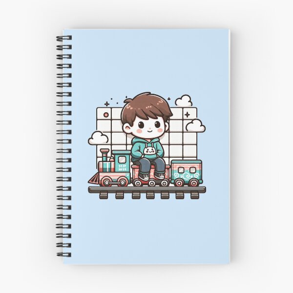 Item preview, Cute Boy on a train designed and sold by FunnehGacha.