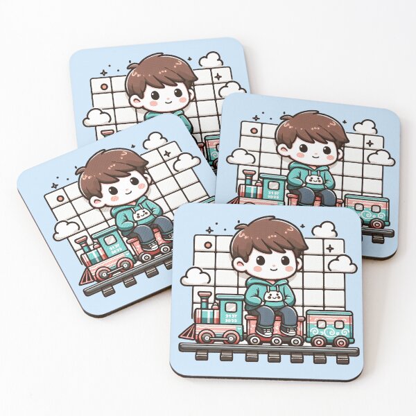 Item preview, Cute Boy on a train designed and sold by FunnehGacha.