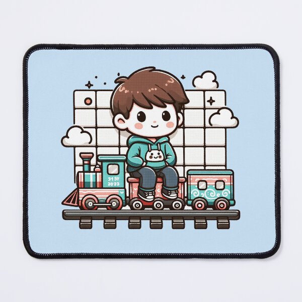 Item preview, Cute Boy on a train designed and sold by FunnehGacha.