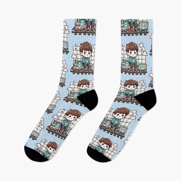 Item preview, Cute Boy on a train designed and sold by FunnehGacha.