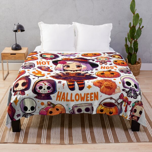 Item preview, Kawaii Halloween chibi pattern 31.0 designed and sold by StickyGuys.