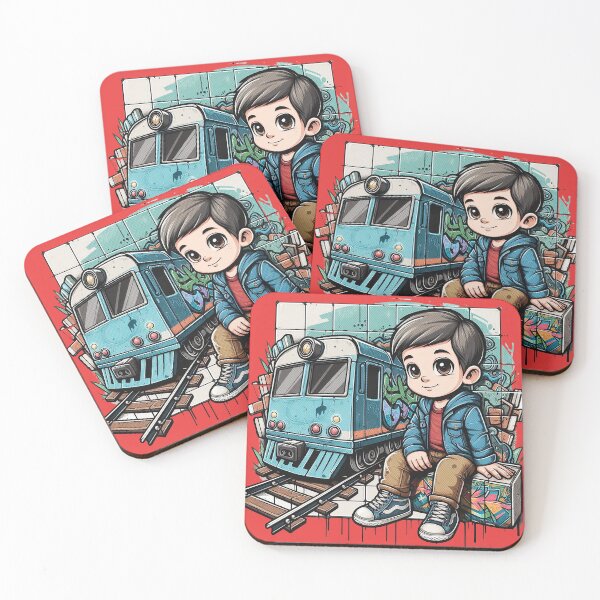 Item preview, Underground Train Grafitti designed and sold by FunnehGacha.