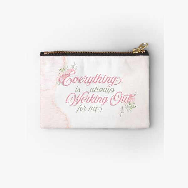 Item preview, Everything is Always Working Out for Me Blush Floral Design designed and sold by artbachelor.