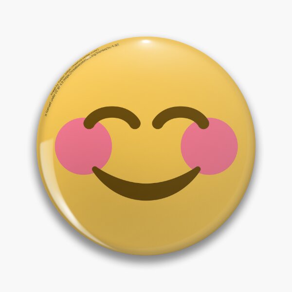 Item preview, Smiling Face with Smiling Eyes Emoji designed and sold by VeryRandomShop.