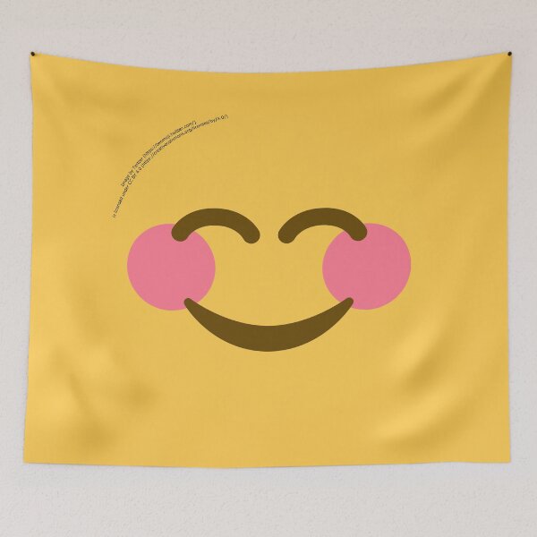 Item preview, Smiling Face with Smiling Eyes Emoji designed and sold by VeryRandomShop.