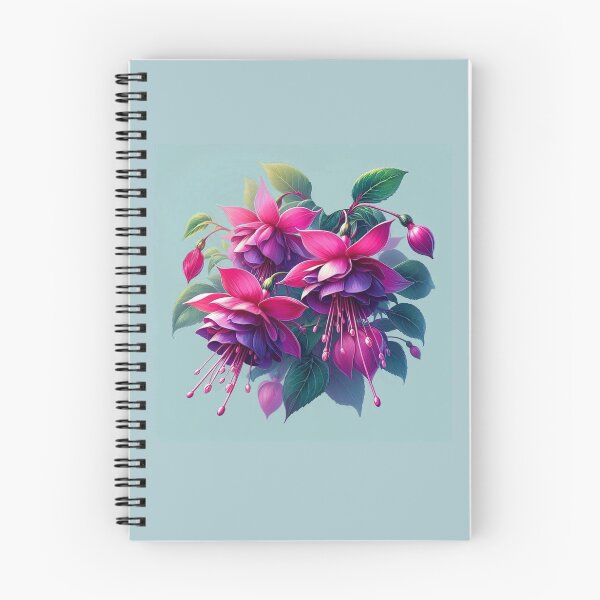 Item preview, Fuchsia Flowers designed and sold by Myra365Art.