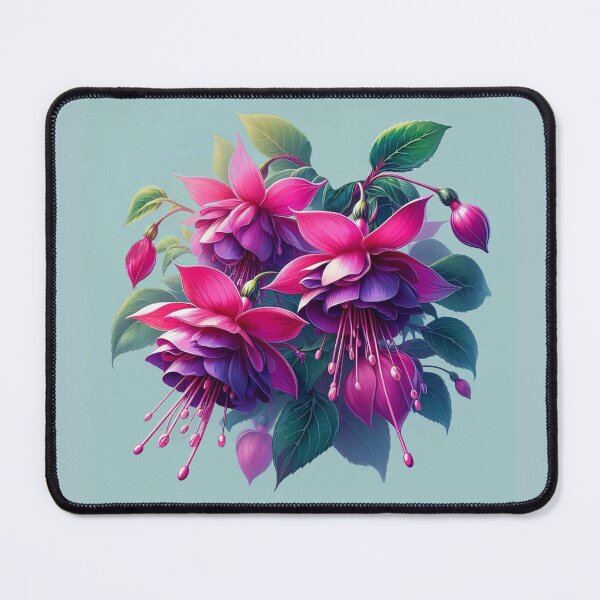 Item preview, Fuchsia Flowers designed and sold by Myra365Art.