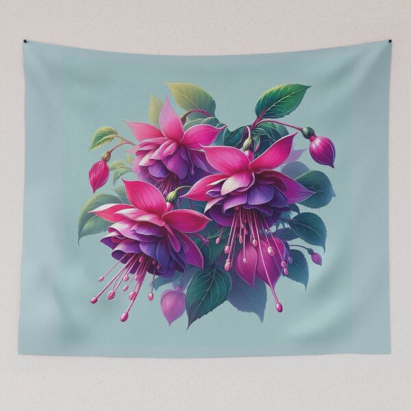 Item preview, Fuchsia Flowers designed and sold by Myra365Art.