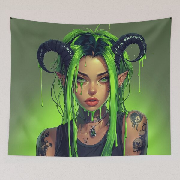 Item preview, Devil Slime Girl designed and sold by CursedbyLilith.