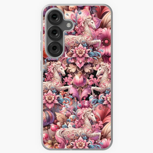 Aperçu de l'œuvre Chevaux avec des fleurs créée et vendue par LeosCloset.