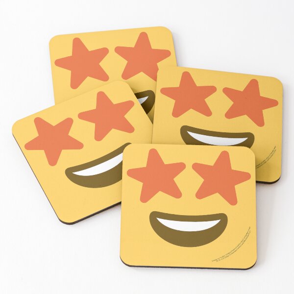 Item preview, Star-Struck Face Emoji designed and sold by VeryRandomShop.