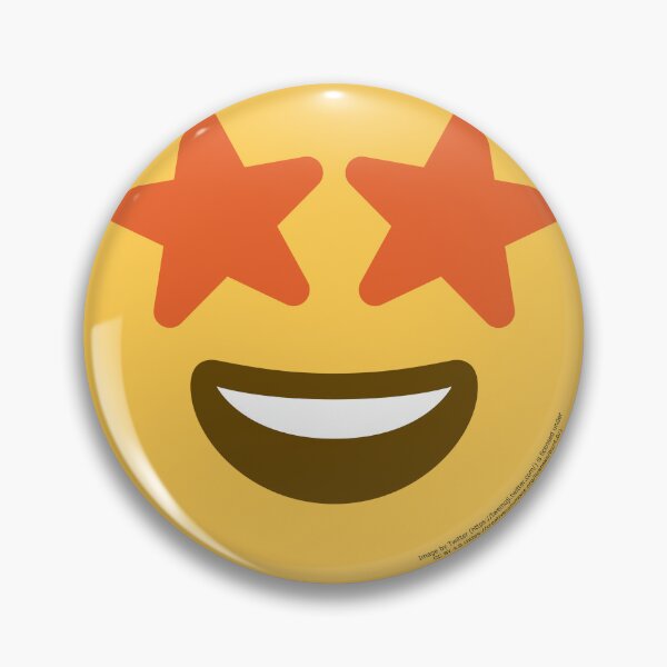 Item preview, Star-Struck Face Emoji designed and sold by VeryRandomShop.
