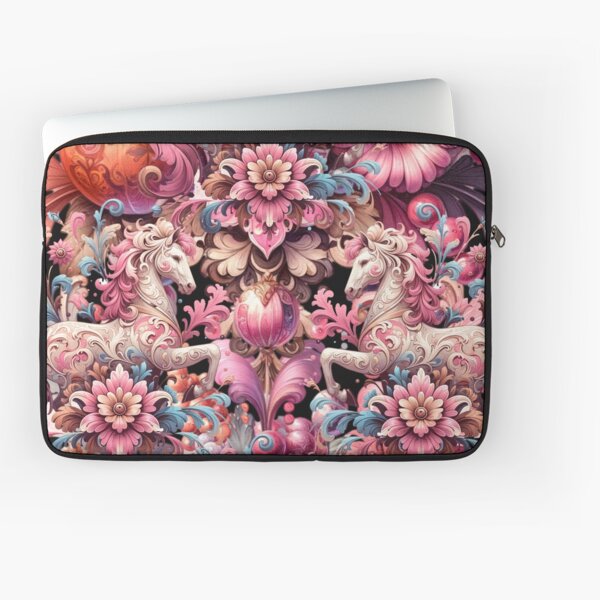 Aperçu de l'œuvre Chevaux avec des fleurs créée et vendue par LeosCloset.