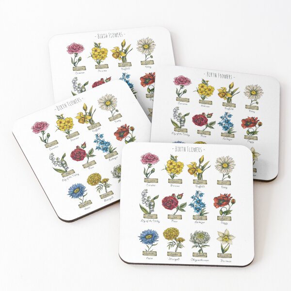Item preview, Birth Flower Chart designed and sold by StudioPancake.