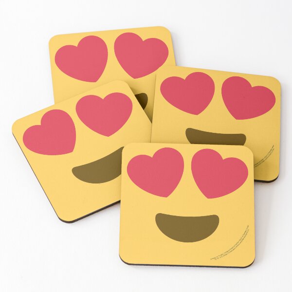 Item preview, Smiling Face with Heart-Eyes Emoji designed and sold by VeryRandomShop.